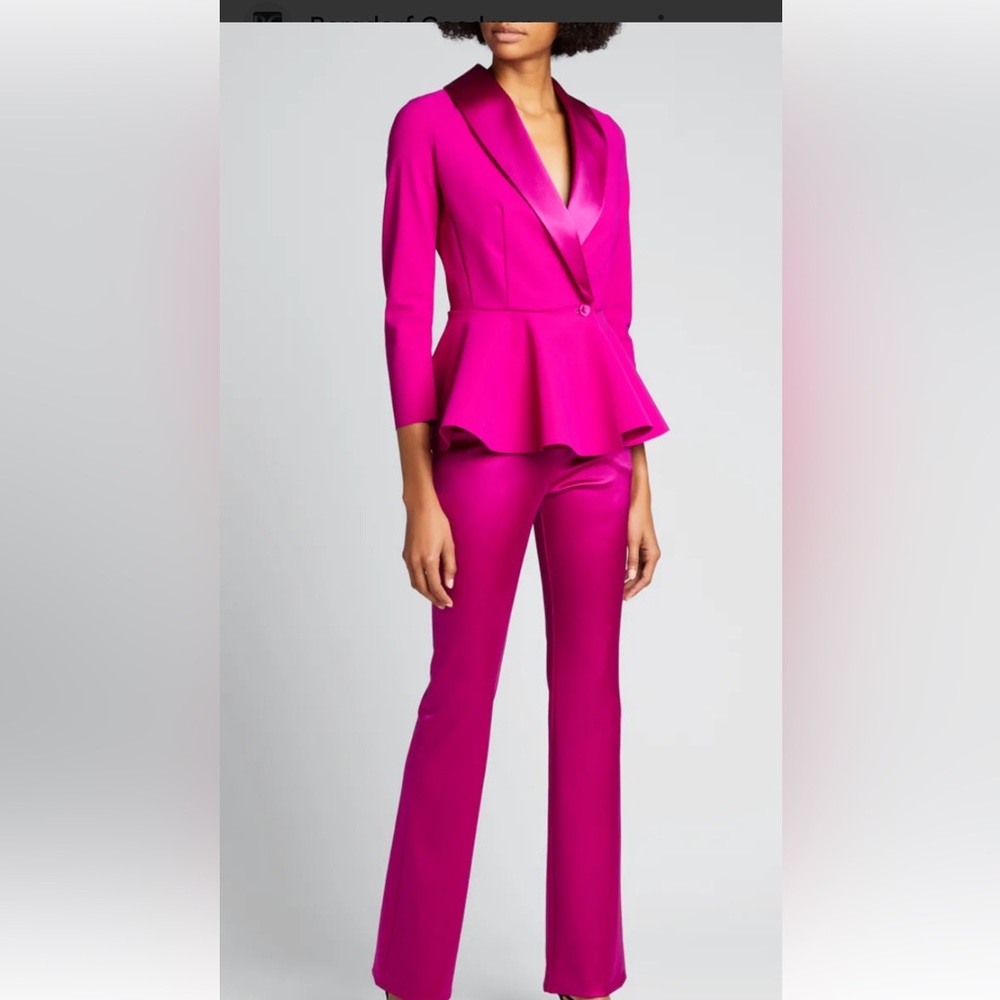 Neiman Marcus Pink Pantsuit Tailored Fit